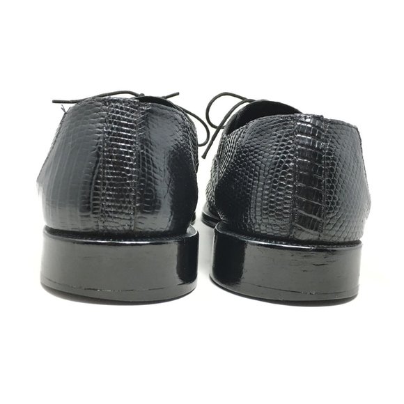 David Eden Oxfords Shoes Size 10.5 Black Croc Liz main image 4
